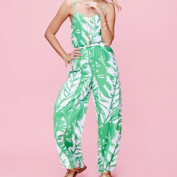 Lilly Pulitzer Pants - Lilly Pulitzer Boom Boom Women's Satin Jumpsuit